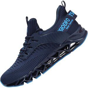 Women's Dark Blue Sport Walking Running Tennis Casual Athletic Sneakers Shoes
